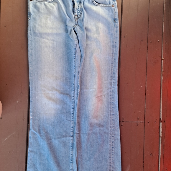Lucky Brand Blue Straight Leg Jeans - Picture 3 of 5